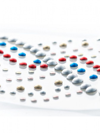 Набор стикеров для ногтей  "Драгоценный металл" Kiss Stones Studs